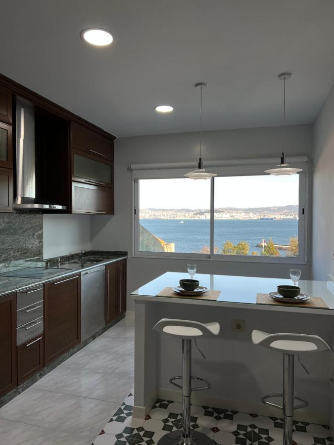 Apartamento En Cangas - Vistas Al Mar Eksteriør bilde